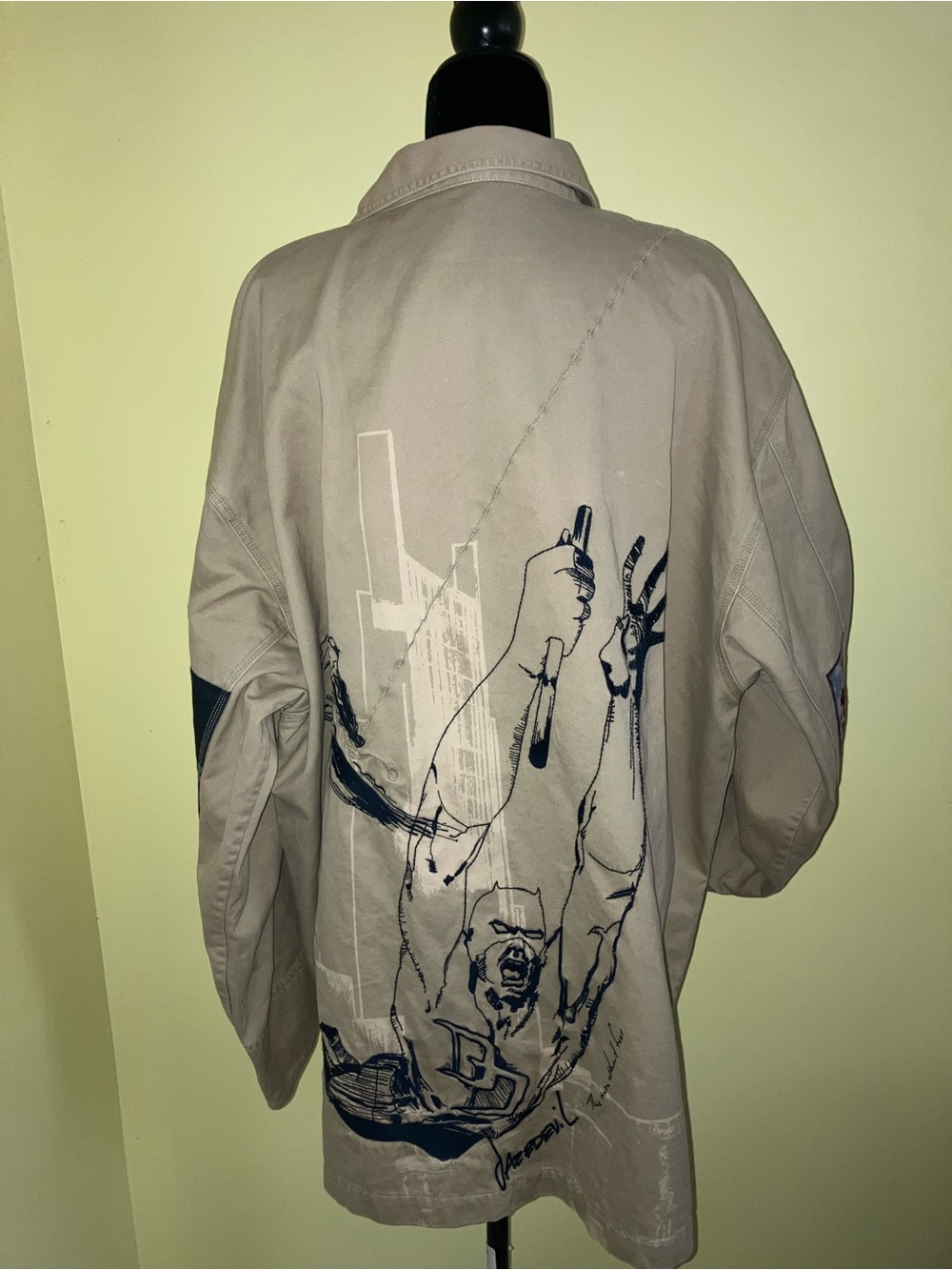 Marvel Blind Justice Daredevil Ecko Chore Field Jacket Sz XXXL 3XL coat comics